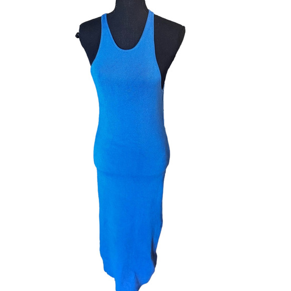 House of Harlow 1960 Blue Open Back Dress - Picture 1 of 7